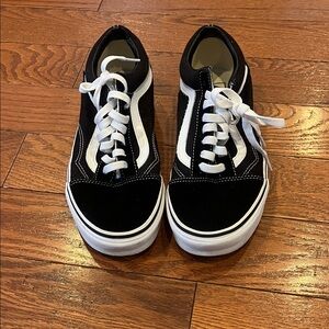 Vans Classic Black and White Sneakers